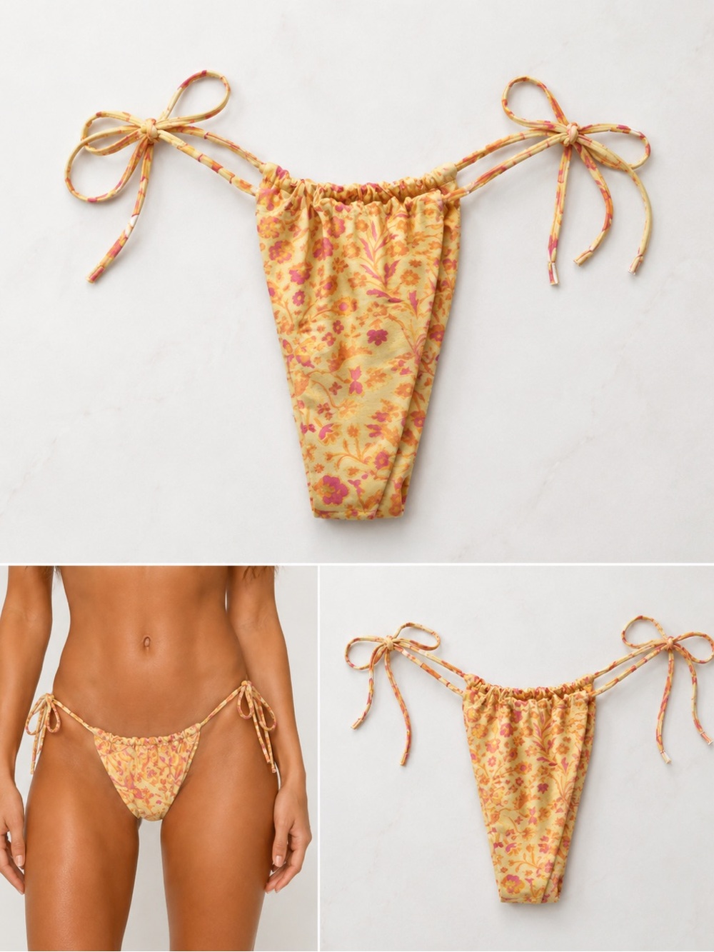 (FREE W PURCHASE) Urban Outfitters Floral Bikini Bottom